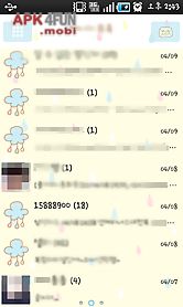 dasom rain sms theme