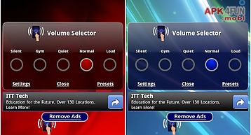 Volume selector free