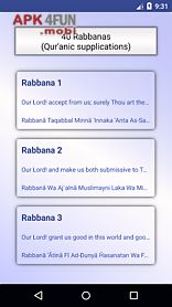 40 rabbanas (duaas of quran)