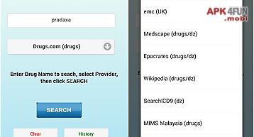 Drugs and disease search