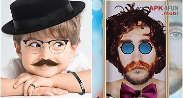 Funny makeover photo booth