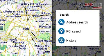 Map of paris offline
