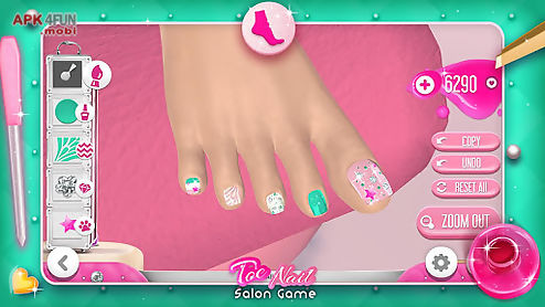toe nail salon game