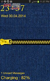 blue jean zipper go locker