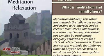 Qi gong meditation relaxation