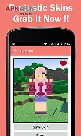 girl skins for pe minecraft