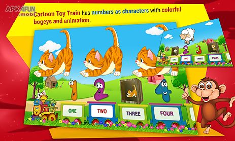 kids learn number train free