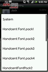 handcent font pack5