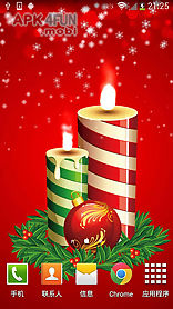 christmas candle livewallpaper