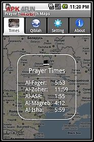 prayer times with google maps