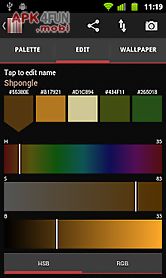 real colors, palette generator