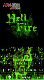hell fire kika keyboard theme