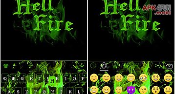 Hell fire kika keyboard theme