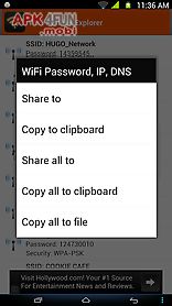 wifi password, ip, dns