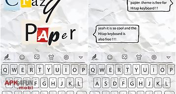 Crazy paper for hitap keyboard