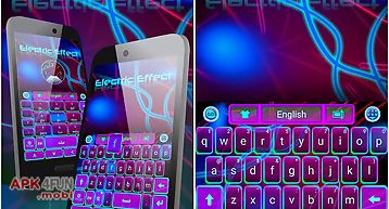 Electric effect keyboard theme