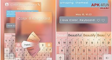 Icolor emoji go keyboard theme