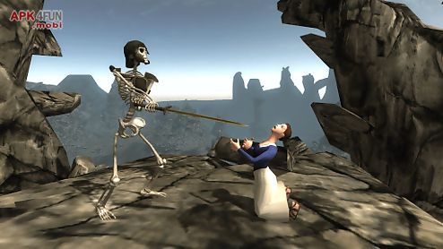 skeleton knight simulation 3d