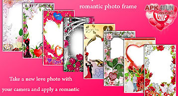 Romantic love photo collage