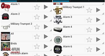 Alarm clock tones