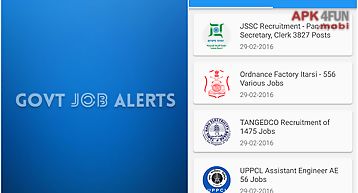 Daily govt job alerts daily gk
