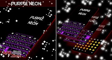 Purple neon keyboard free