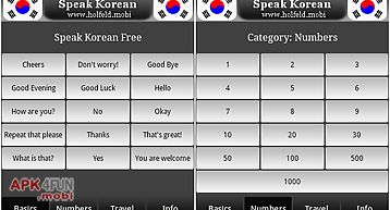 Speak korean free