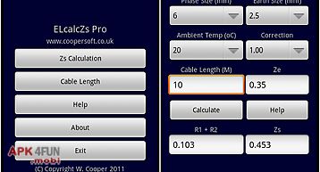 Cable impedance calculator zs