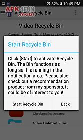 video recycle bin