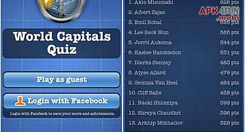 World capitals quiz free
