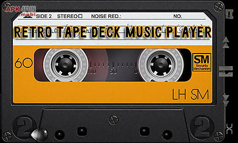 retro tape deck music player