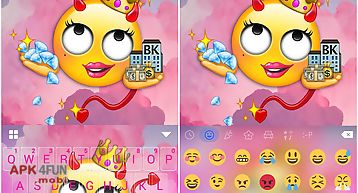 Swag emoji kika keyboard theme