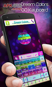 dream colors go keyboard theme