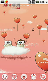 my valentine go launcher theme