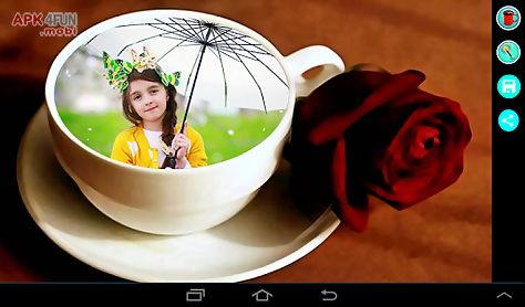 coffee cup photo frame