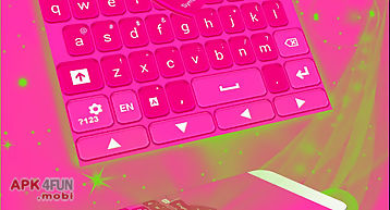Pink keyboard personalization