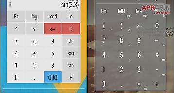 Calculator widget themes