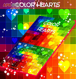 color hearts keyboard