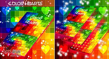 Color hearts keyboard