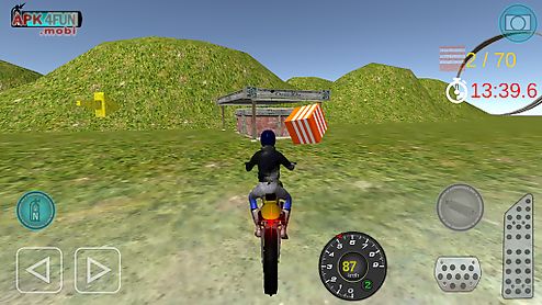 motorbike driving simulation