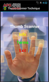 thumb scanner technique