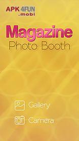 magazine photo booth