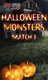 halloween monsters: match 3