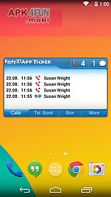 fritz!app ticker widget