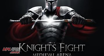Knights fight: medieval arena