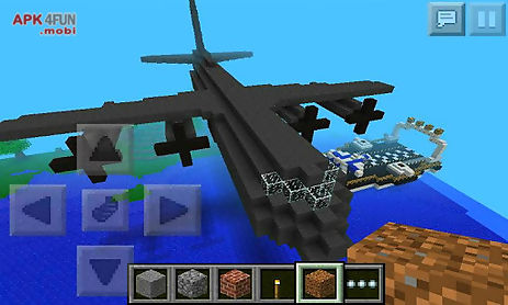 airplane of mine block craft