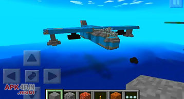 Airplane of mine block craft