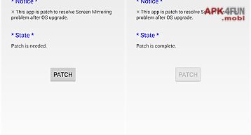 Screenmirroring patch