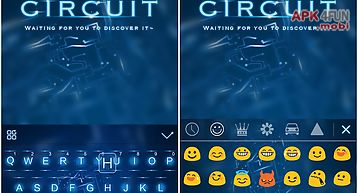 Circuit themekeyboard emoji