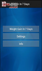 weight gain in 7 days
